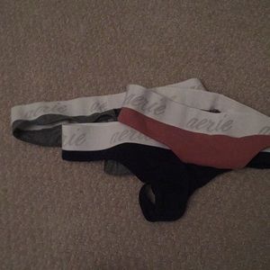 3 aerie underwear never worn